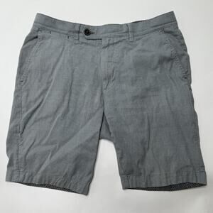 Ted Baker London Chino Shorts Mens 31R Casual Lightweight Gray Work Stretch